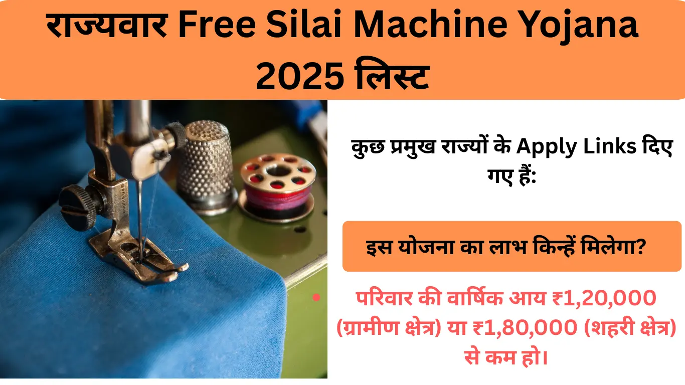 Free Silai Machine Yojana 2025