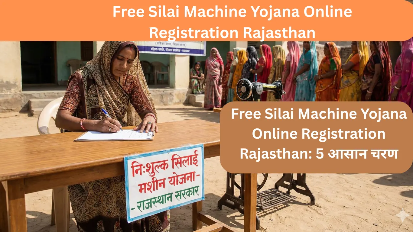 Free Silai Machine Yojana Online Registration Rajasthan: 5 आसान चरण